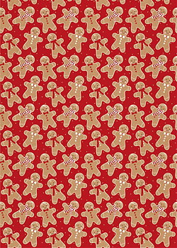 Gingerbread 3M Xmas Roll Wrap