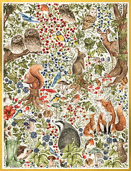 Countryside Christmas Advent Calendar