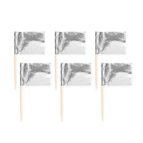 Cake picks Flaggor Silver