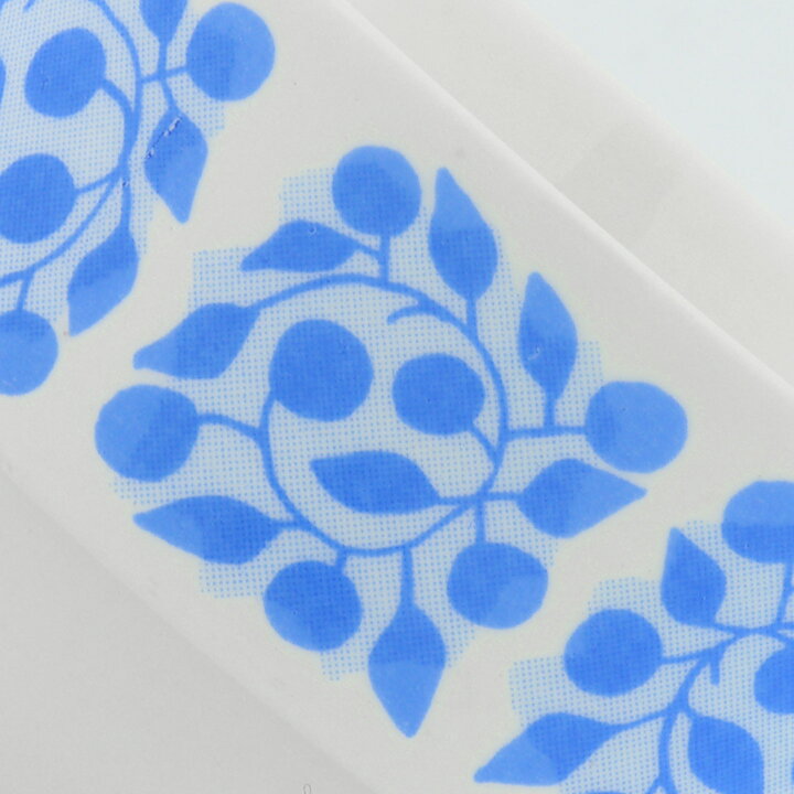 スティグ・リンドベリ  Bladrutaシリーズ  シュガーボウル  青い植物の装飾  9cm  1968年