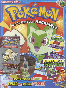 Pokemon magasin nr 5 2025, Extra Scarlet & Violet destined rivals 3-korts fun-pack