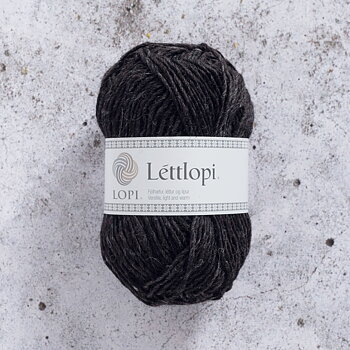 Lettlopi 50 g Black Sheep 0052 Stickfasthet 18 m/10 cm