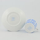 Stig Lindberg (Bladruta 1968) Coffee Cup with Blue Branch Decor 9 cm (2)