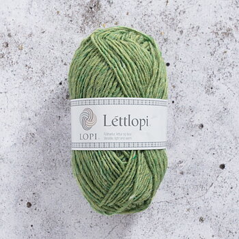 Lettlopi 50 g  Spring Green Heather 1406 Stickfasthet 18 m/10 cm