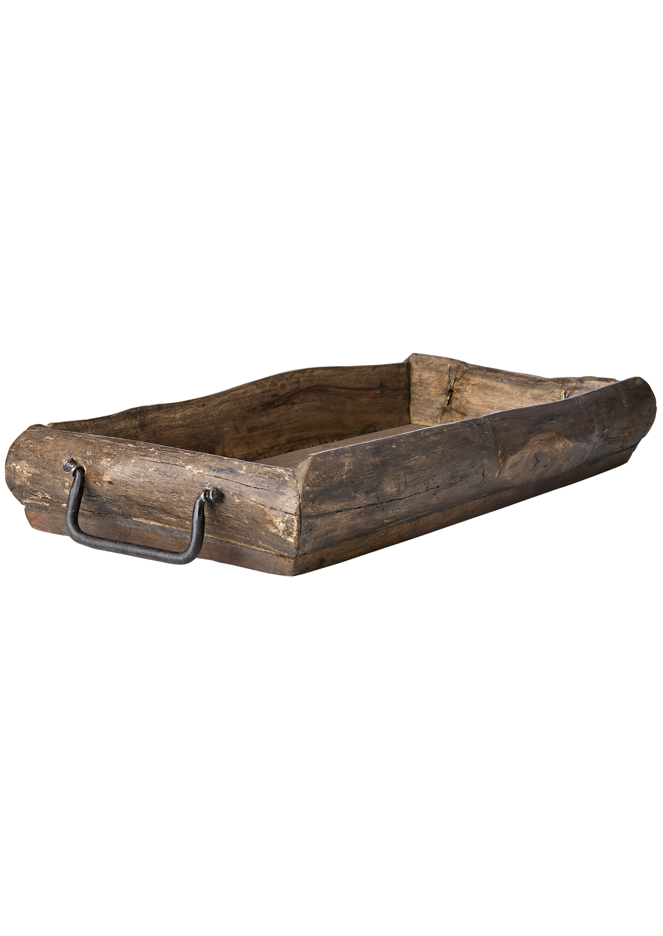 Wooden box with handle - 48x26 cm