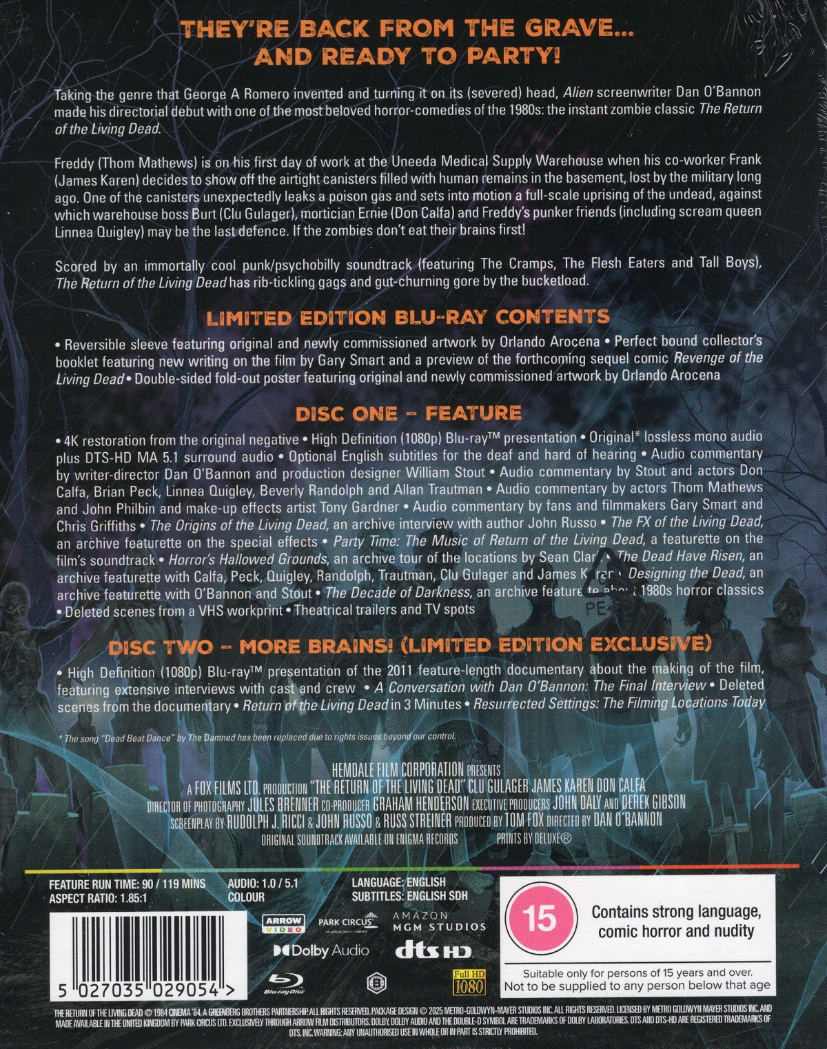 The Return of the Living Dead (Limited Edition) (ej svensk text) (Blu-ray) - 2