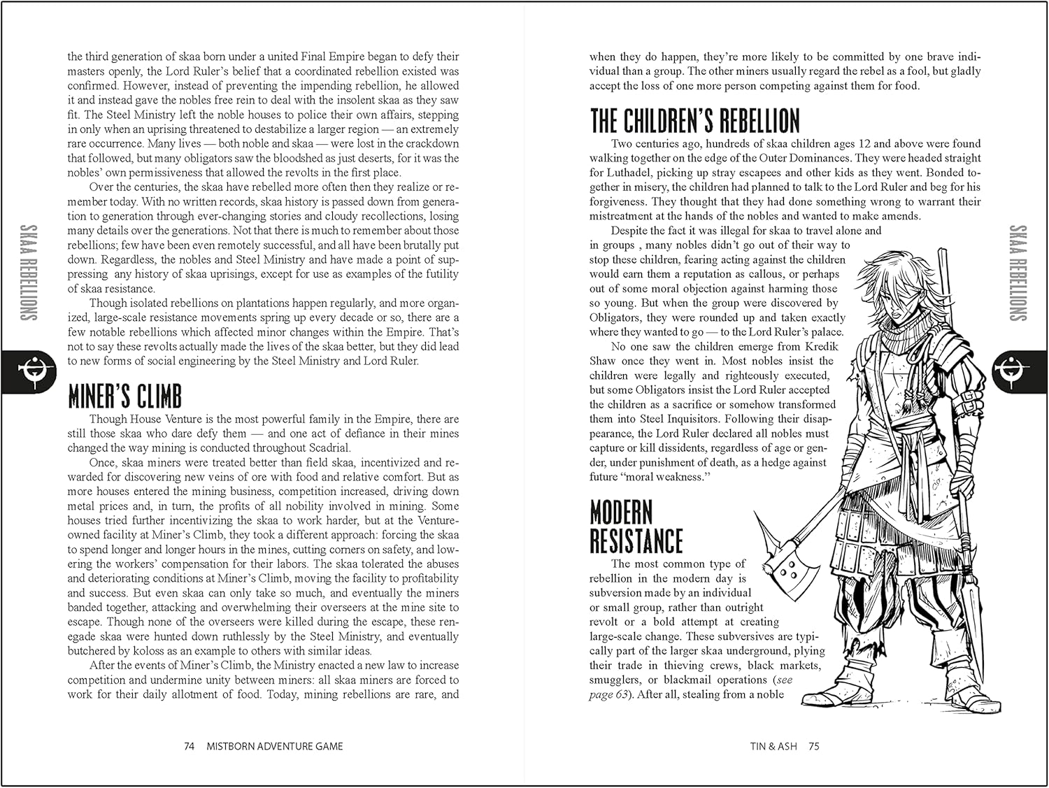 Mistborn RPG Skaa Tin & Ash - 6
