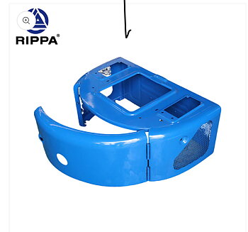 Pokrowiec na siedzenie R10-5 Yoop/R10-5 Briggs &amp; Stratton (malowany - niebieski RAL5017)