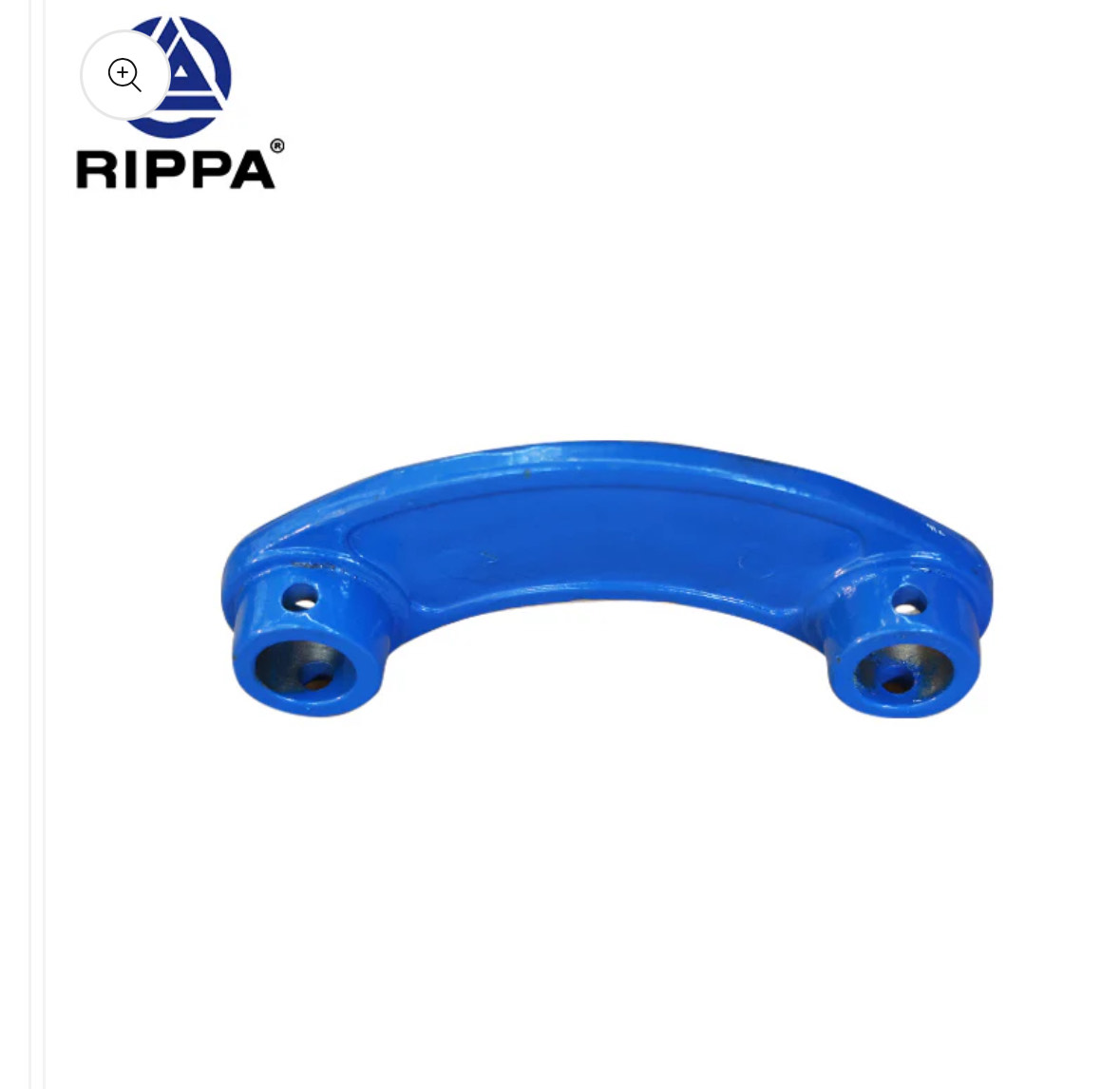 R10-5 Kubota/R10-5 Yoop/R10-5 Briggs &amp; Stratton/R13-4 Kubota/R15-4 Kubota Geformter Kipphebel (Mit Loch) (Pulverbeschichtet - Verkehrsblau RAL5017) - 2
