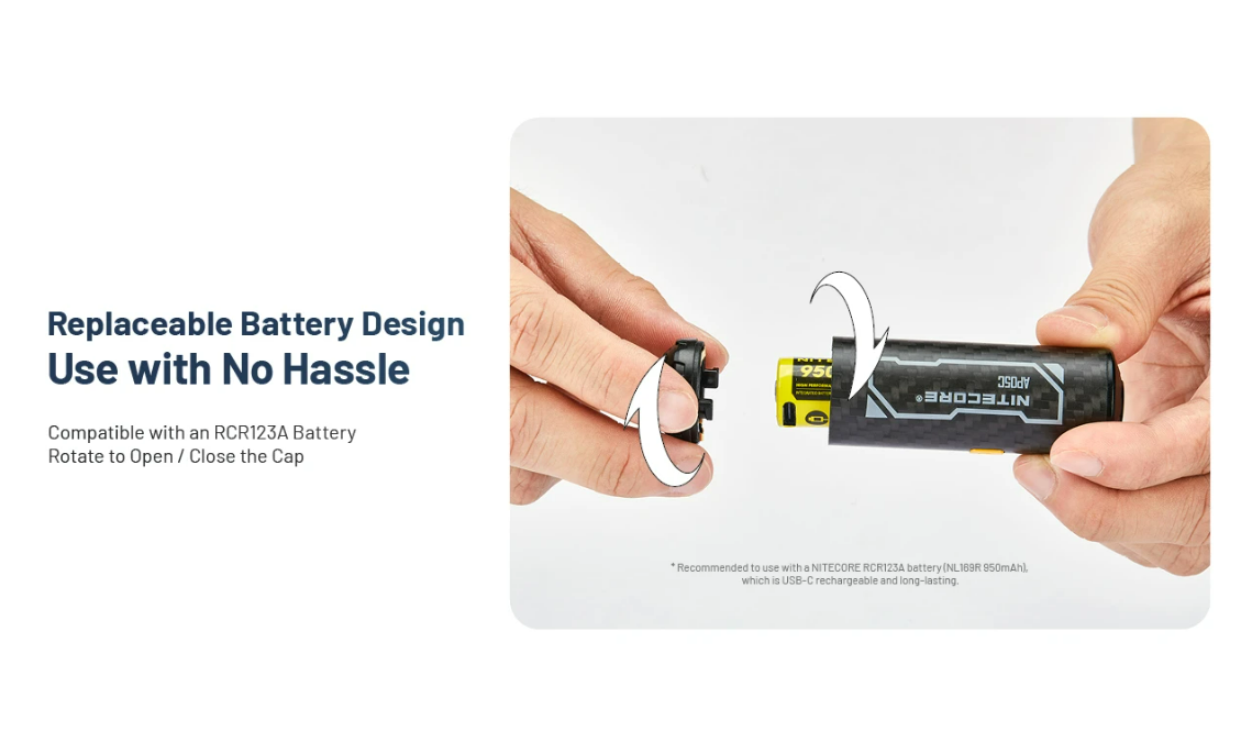 Nitecore AP05C air pump with battery - 8