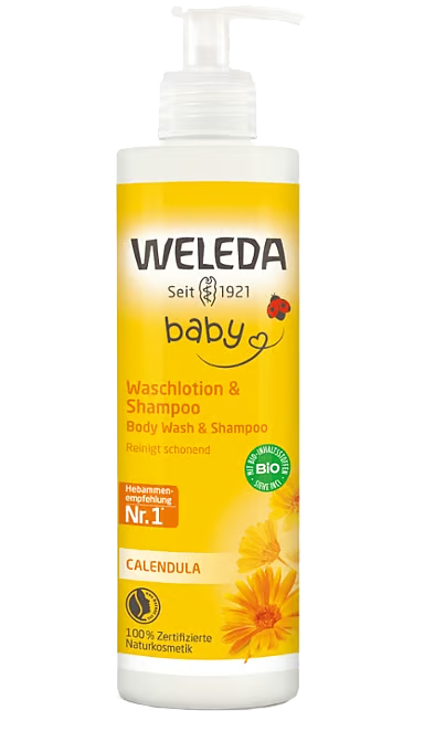Calendula Shampoo & Body Wash för barn 400ml Weleda