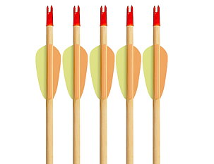 EK Träpilar 30" 5-Pack
