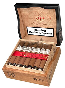 La Aurora 120 Anniversary Robusto Cigarrlåda 20-pack