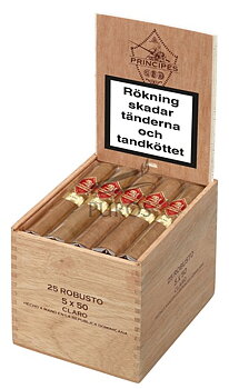 Principes Claro Robusto Cigarrlåda 25-pack