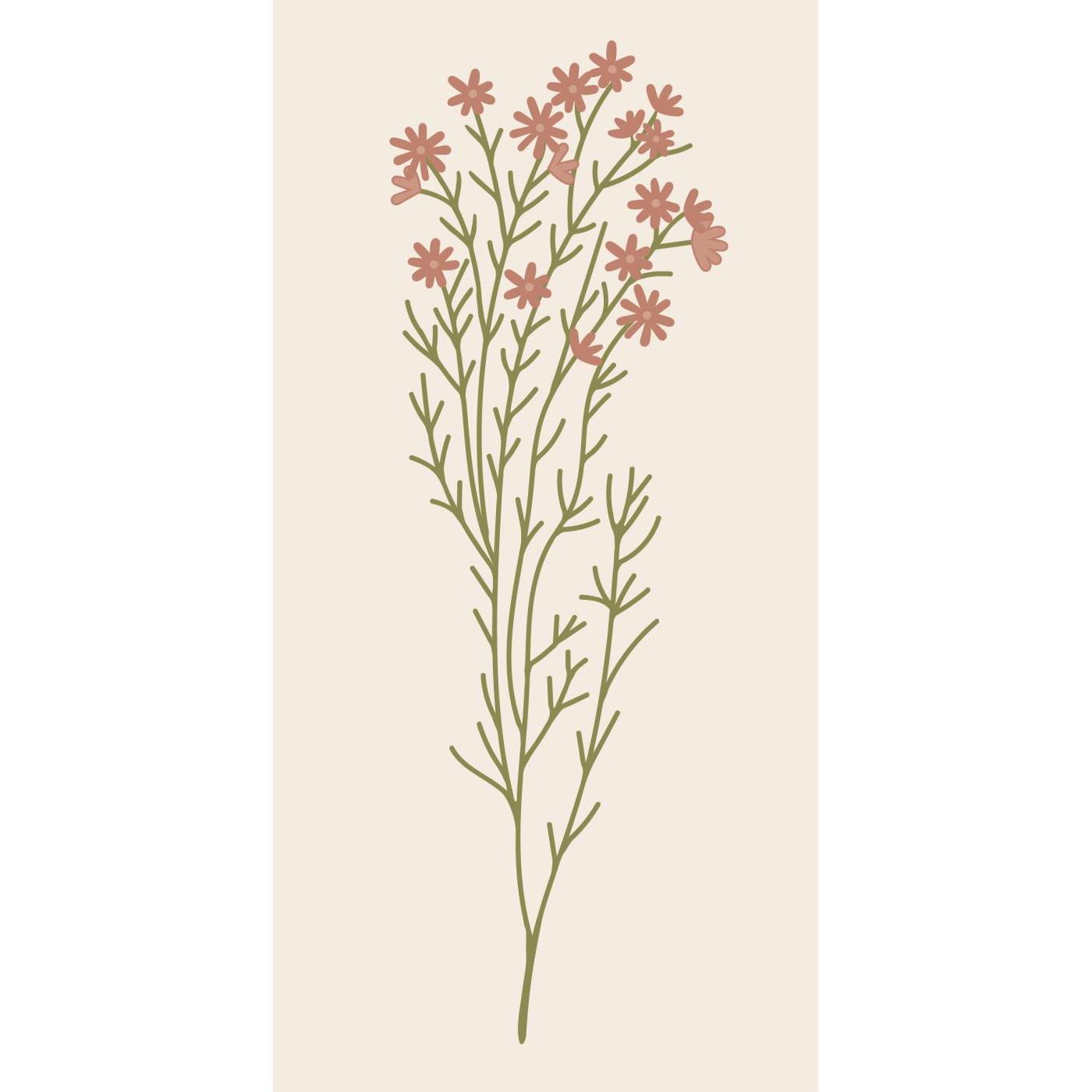 Servetter, Rosa blommor - Ib Laursen