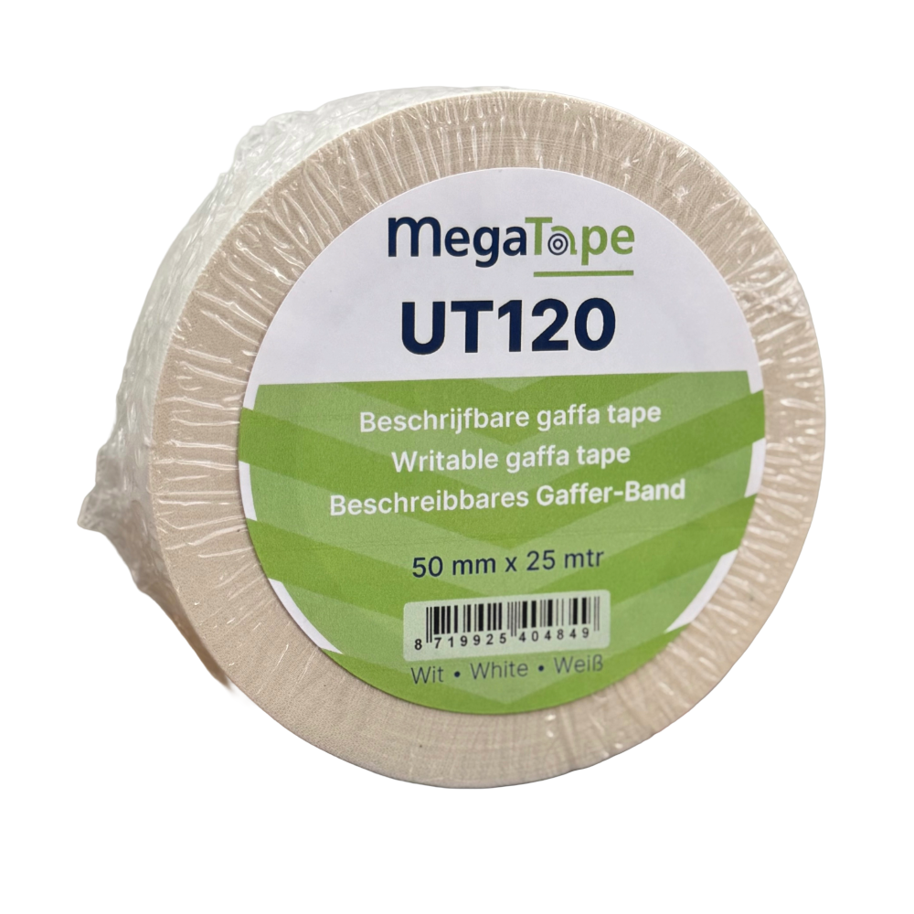 Megatape UT120 Printable matt gaffer tape 50 mm x 25 m - 6