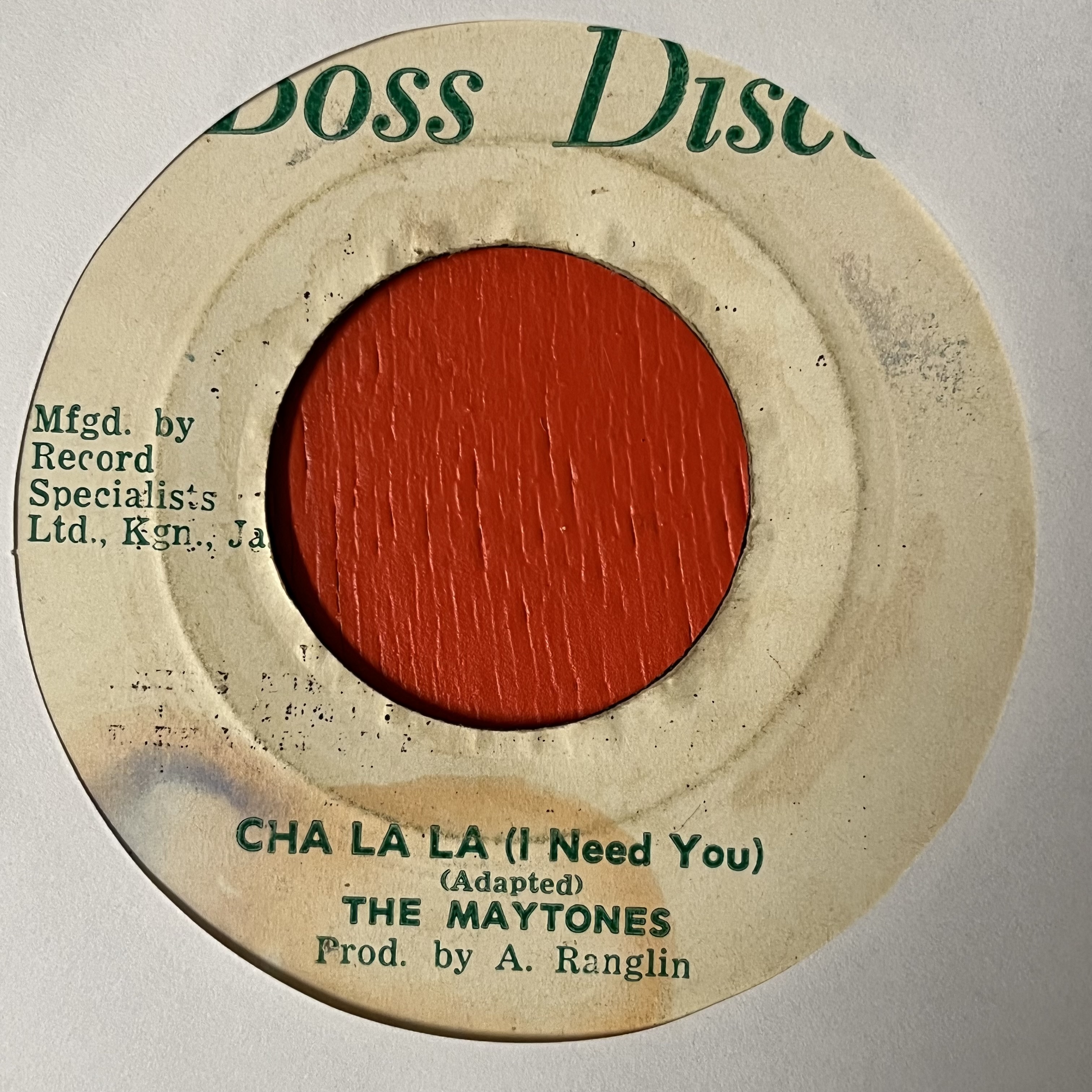 The Maytones/G.G. All Stars – Cha La La (I Need You)/Cha La La (I Need You) (Part Two)
