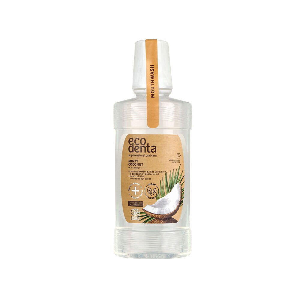 Organic Minty Coconut Mouthwash 250ml Ecodenta