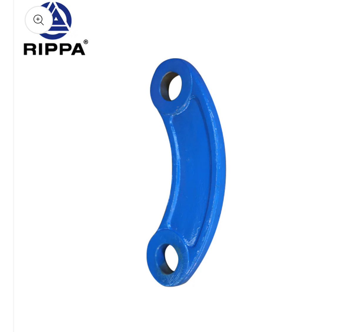 R10-5 Kubota/R10-5 Yoop/R10-5 Briggs &amp; Stratton/R13-4 Kubota/R15-4 Kubota Cast rocker arm (without holes) (Powder coated - Traffic blue RAL5017)
