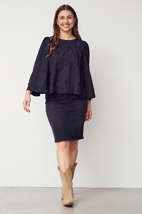 Isay - Juna Blouse Black - 3