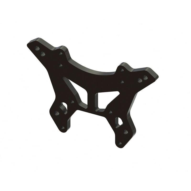ARRMA Front Shock Tower Aluminum M4, Black