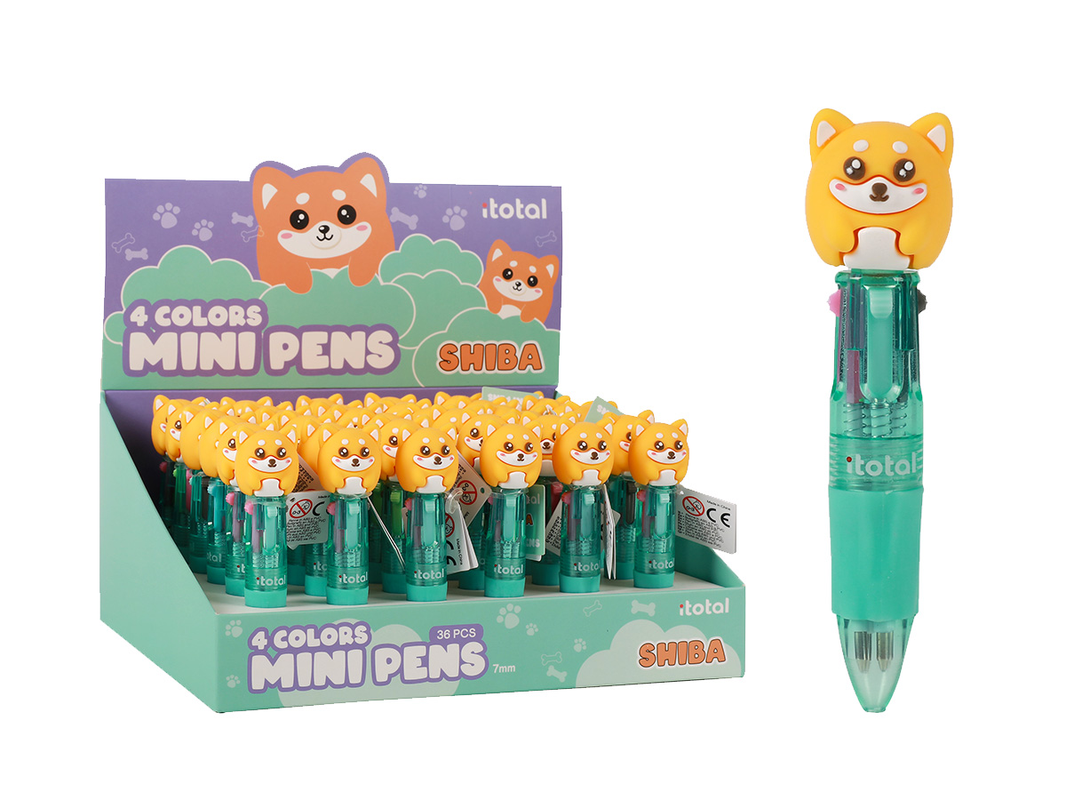 Penna mini 4 färger Shiba