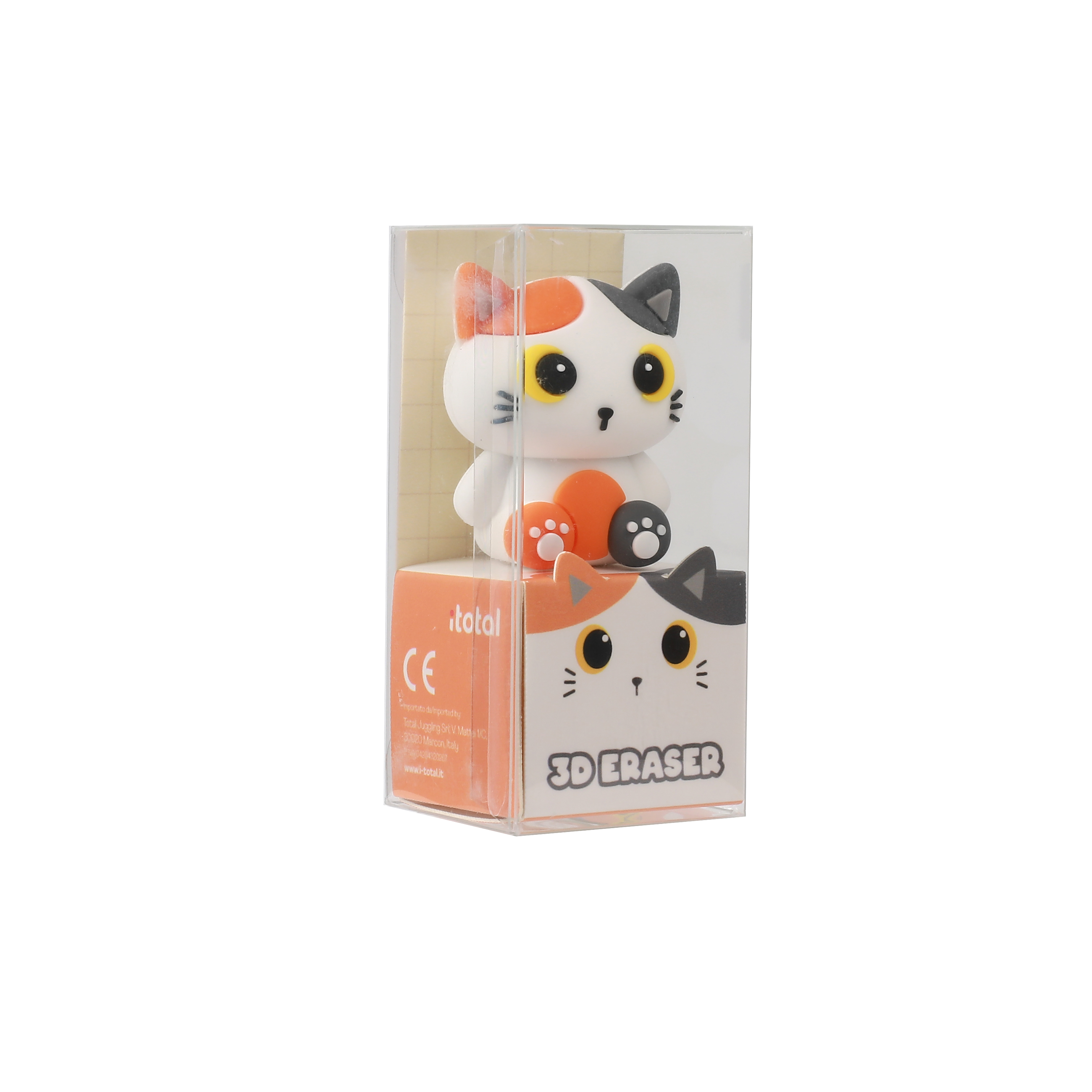 Sudd 3D Katt Orange