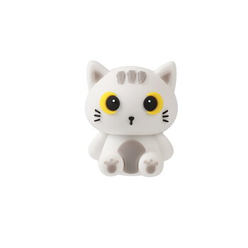 Sudd 3D Katt Vit