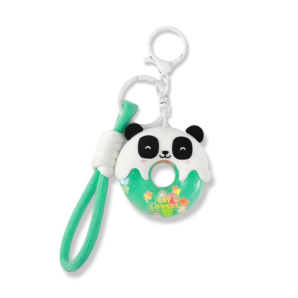 Nyckelring Donut Panda