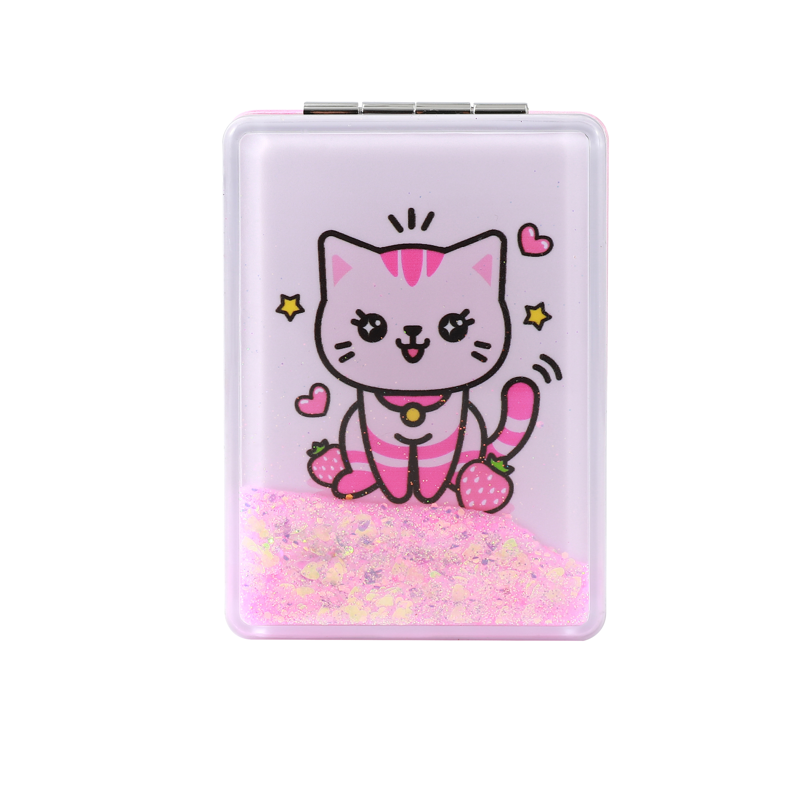 Fickspegel glitter rosa