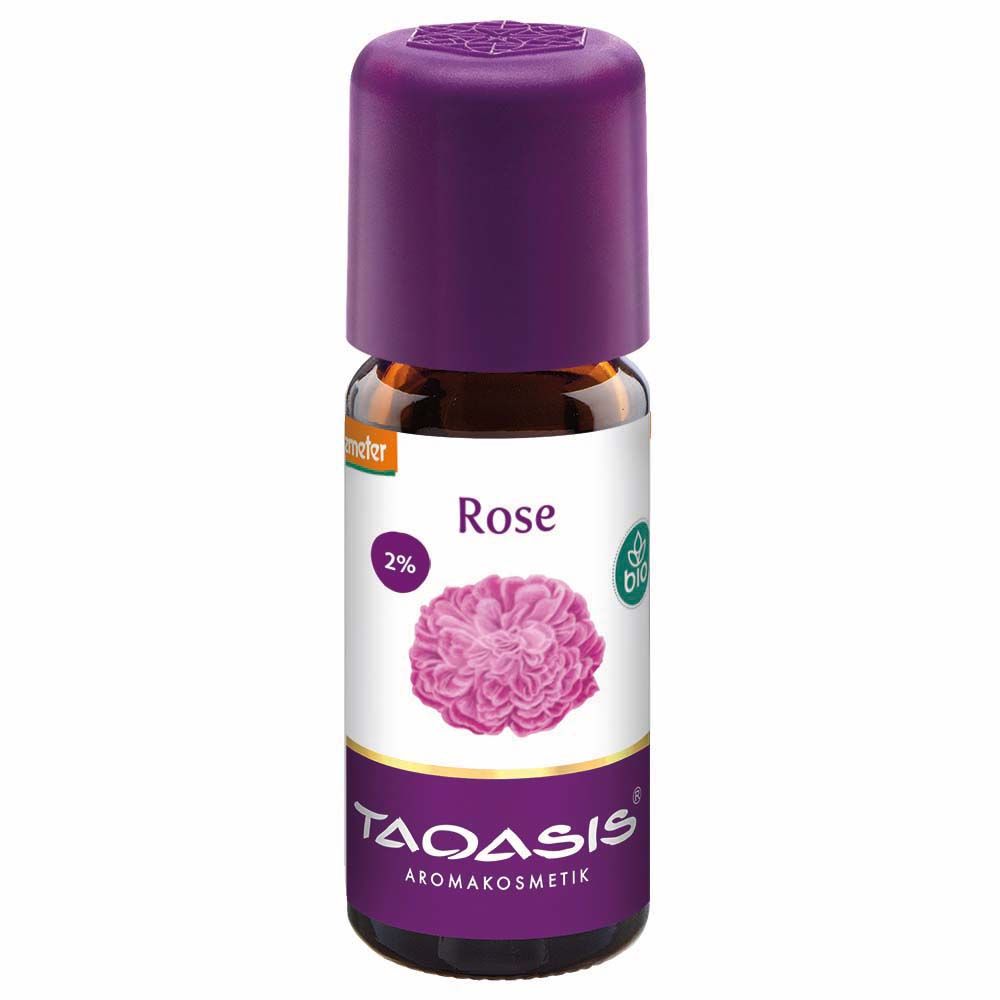 Ros ren italiensk 2% ekologisk i jojobaolja demeter 10 ml