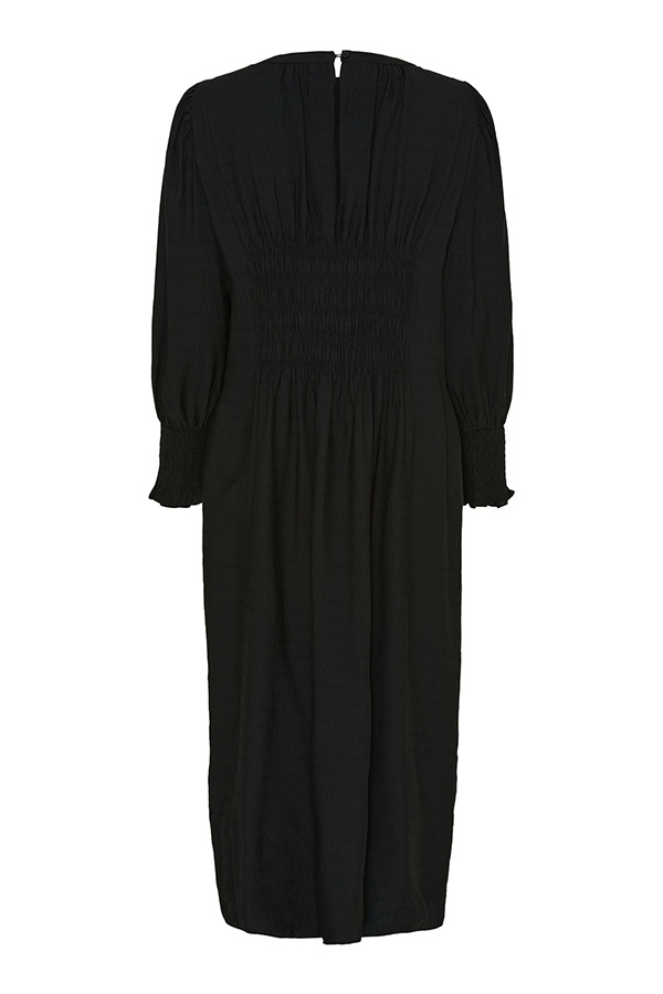 Isay - Ane Smock Dress Black - 4
