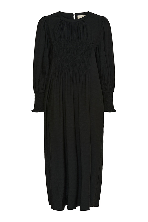 Isay - Ane Smock Dress Black - 3