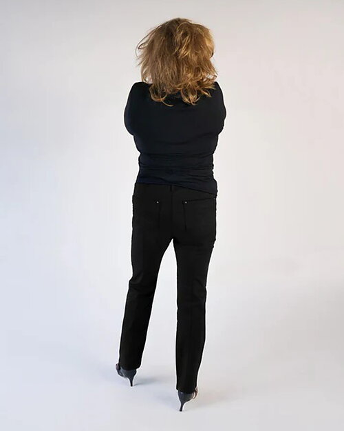 Mirakelbyxa Slender Rouge kort svart - 2