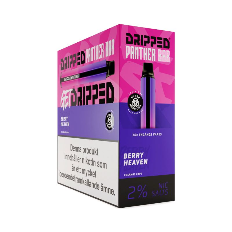 10-PACK - Dripped Panther Bar 20mg - 12