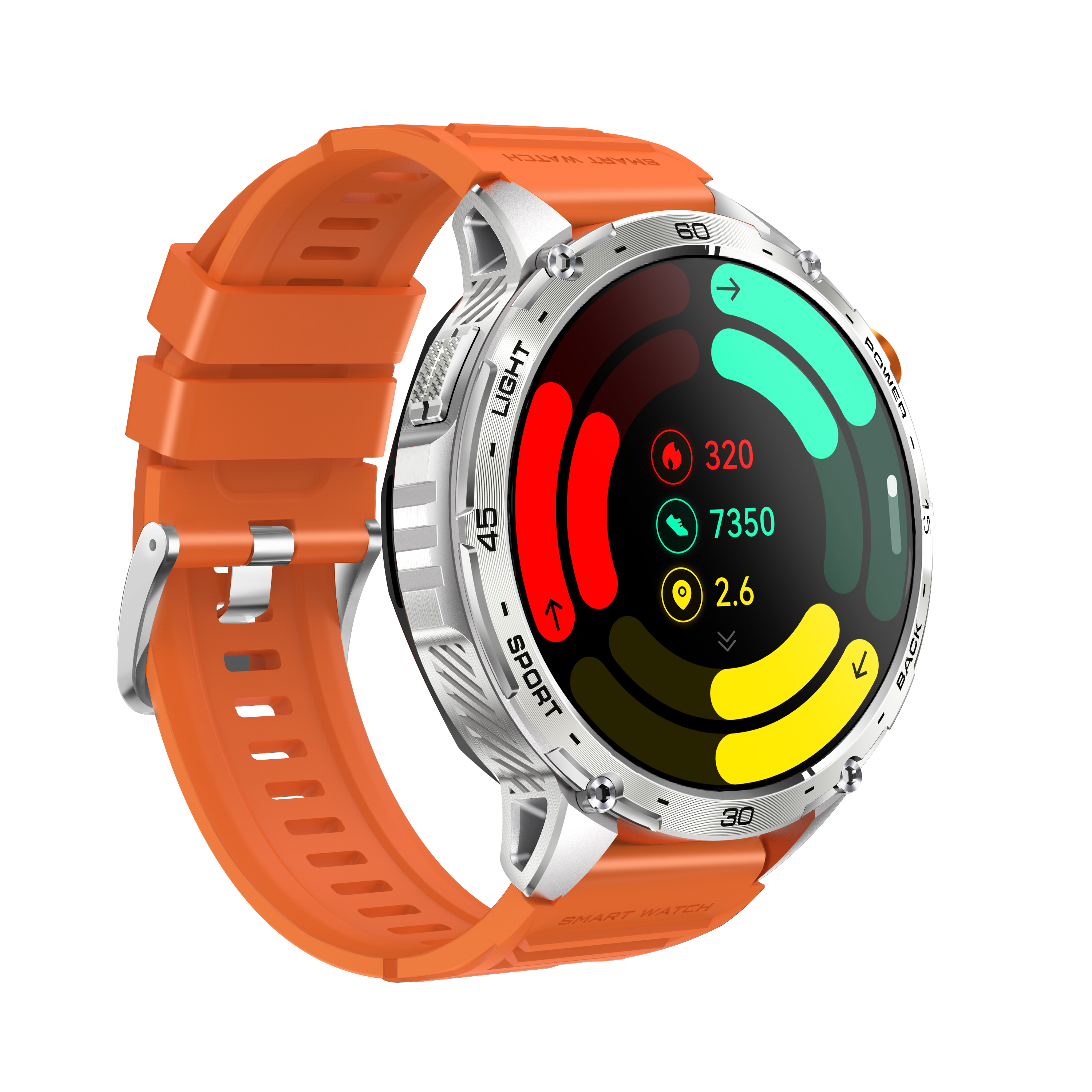 Philippe Palmer Smart Watch LP68 AMOLED Silver - 3