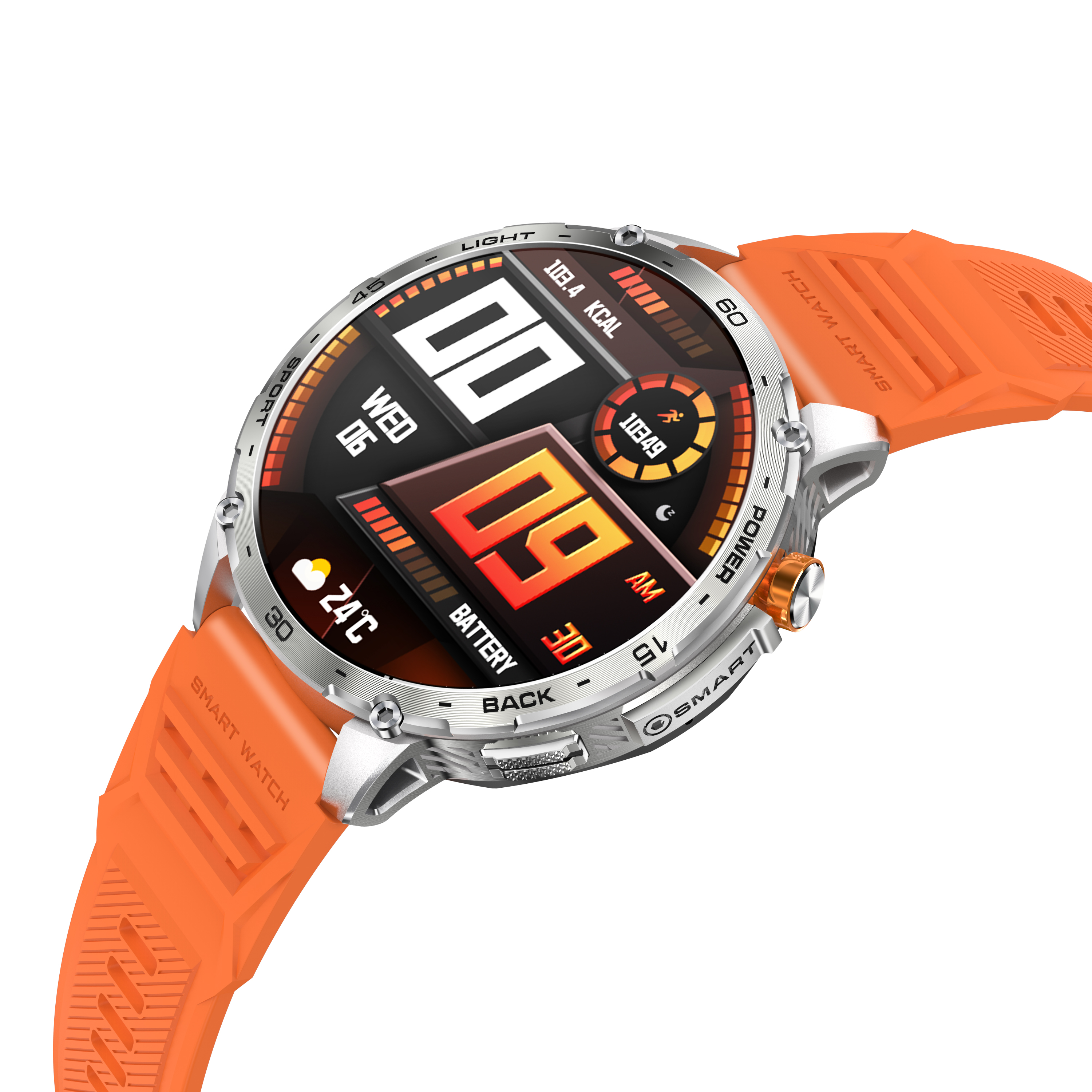 Philippe Palmer Smart Watch LP68 AMOLED Silver - 4
