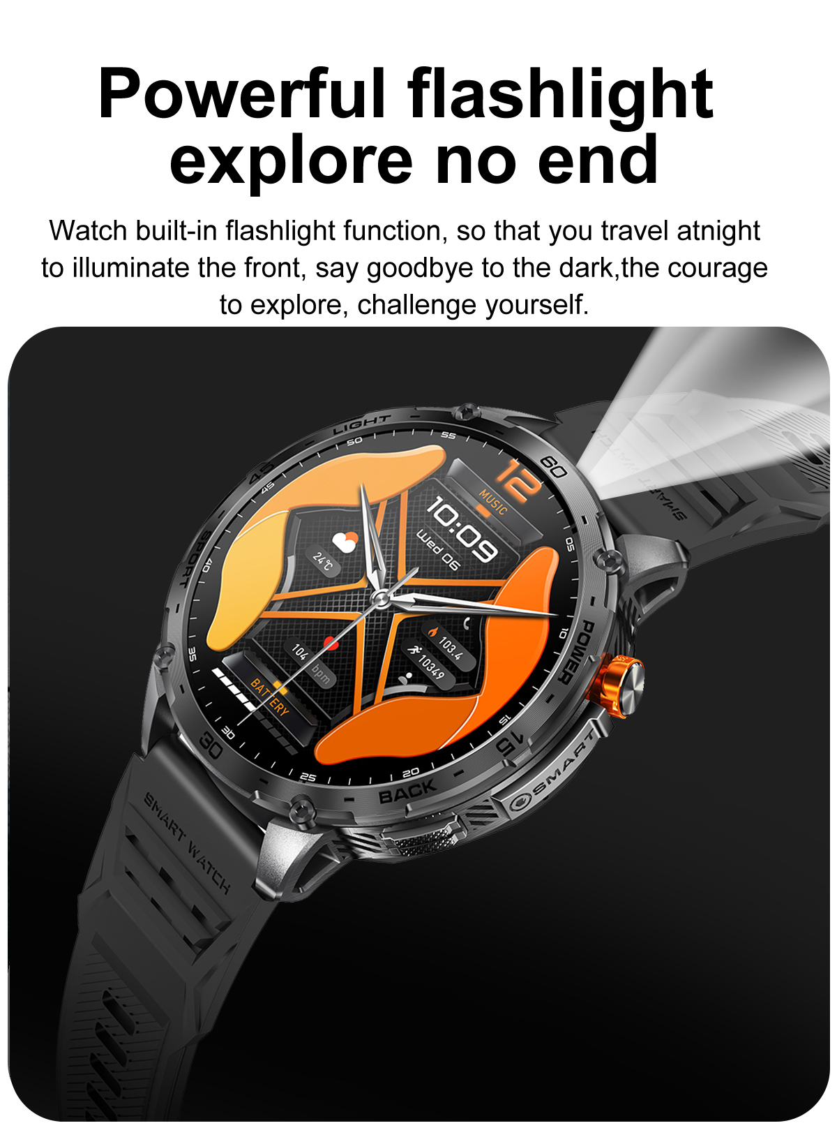 Philippe Palmer Smart Watch LP68 AMOLED Silver - 9