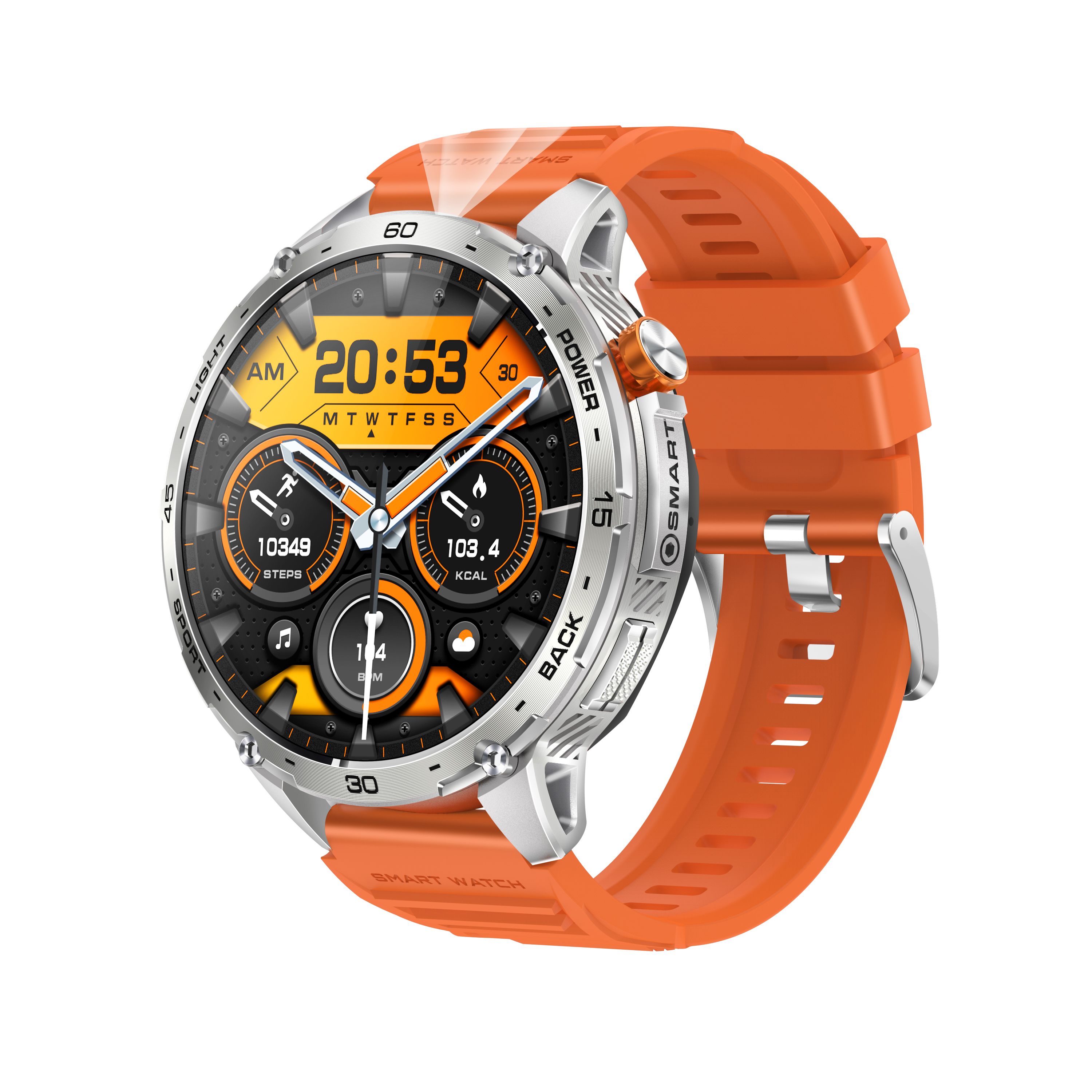 Philippe Palmer Smart Watch LP68 AMOLED Silver