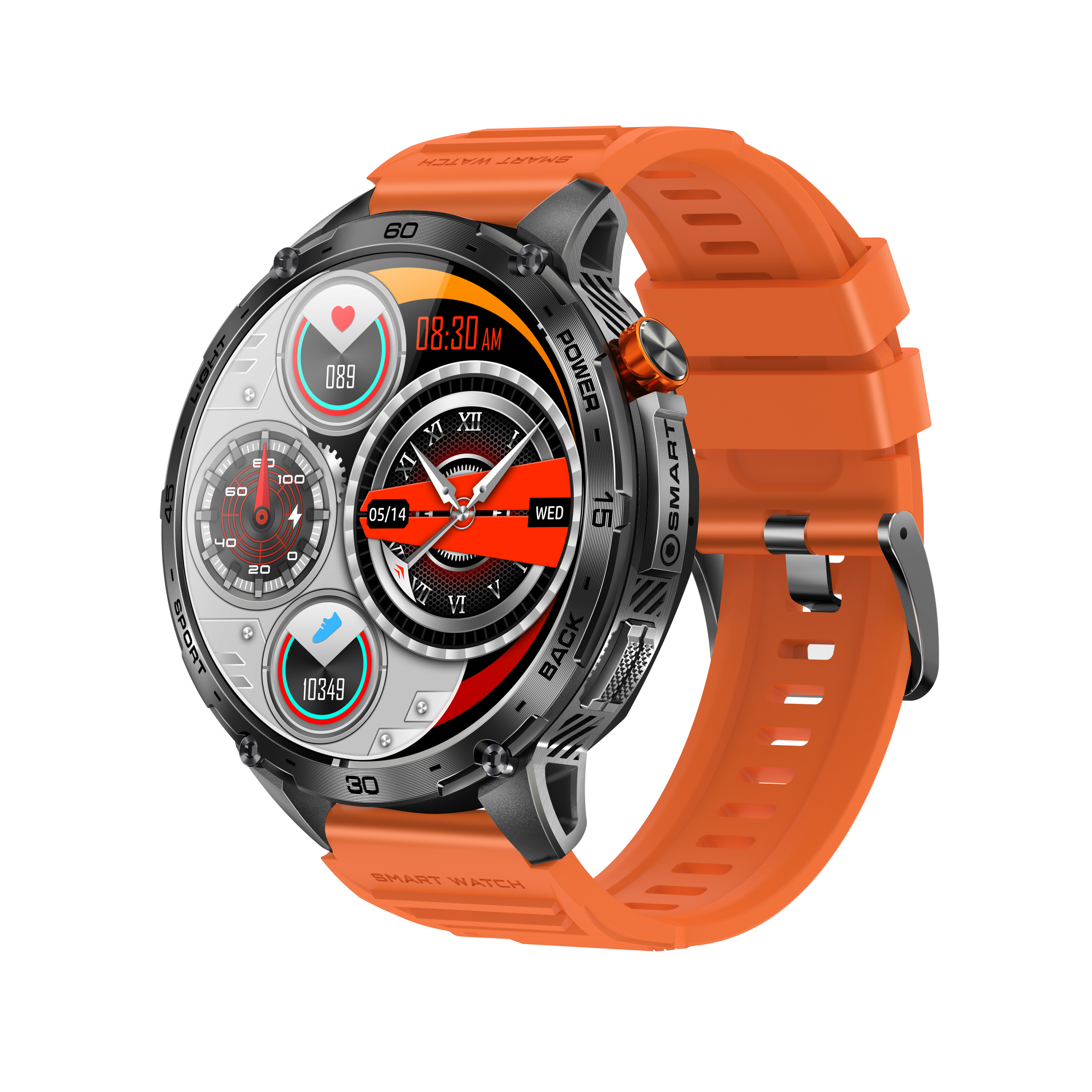 Philippe Palmer Smart Watch LP68 AMOLED Black