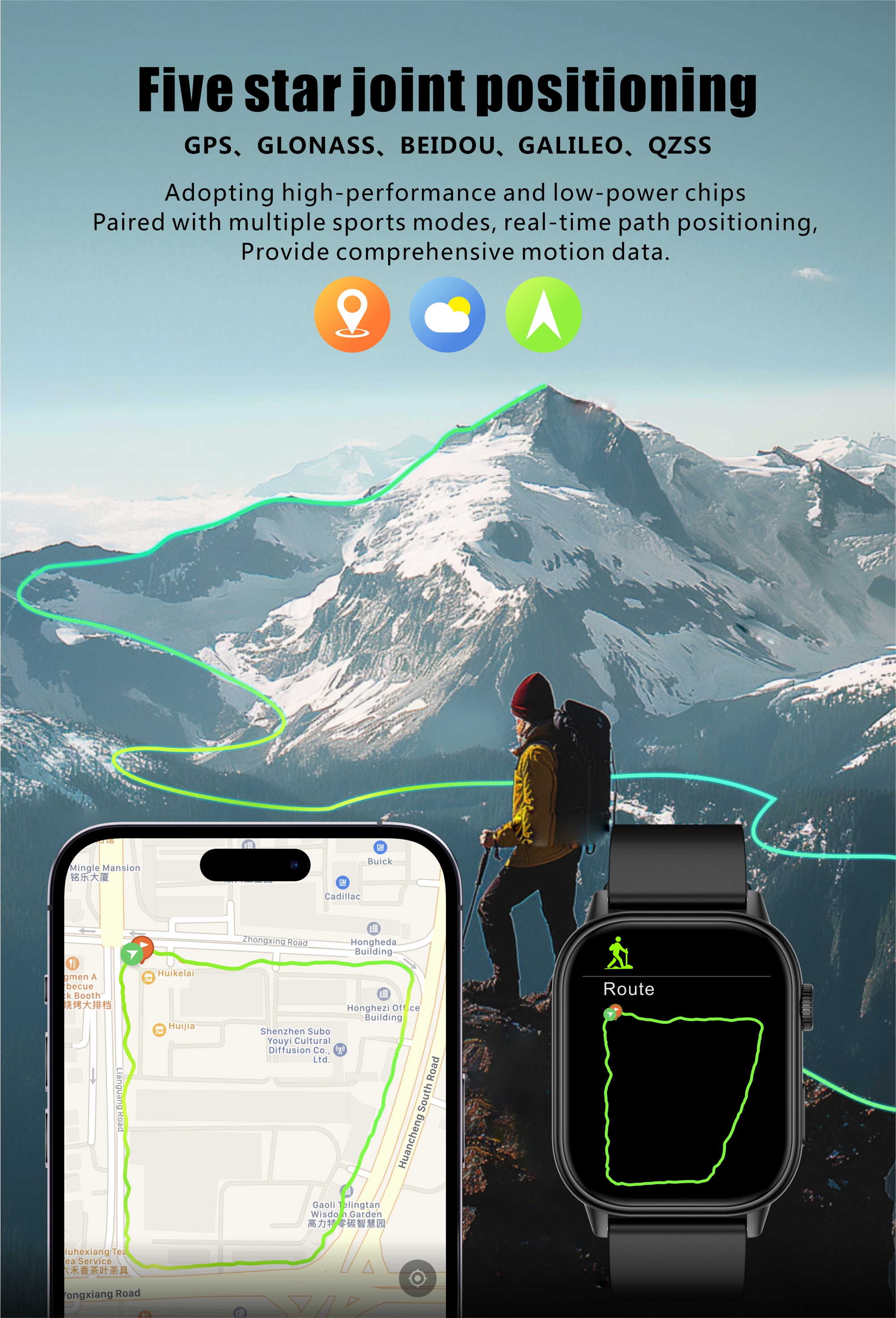 Philippe Palmer Smart Watch LP45 PRO Black - 16