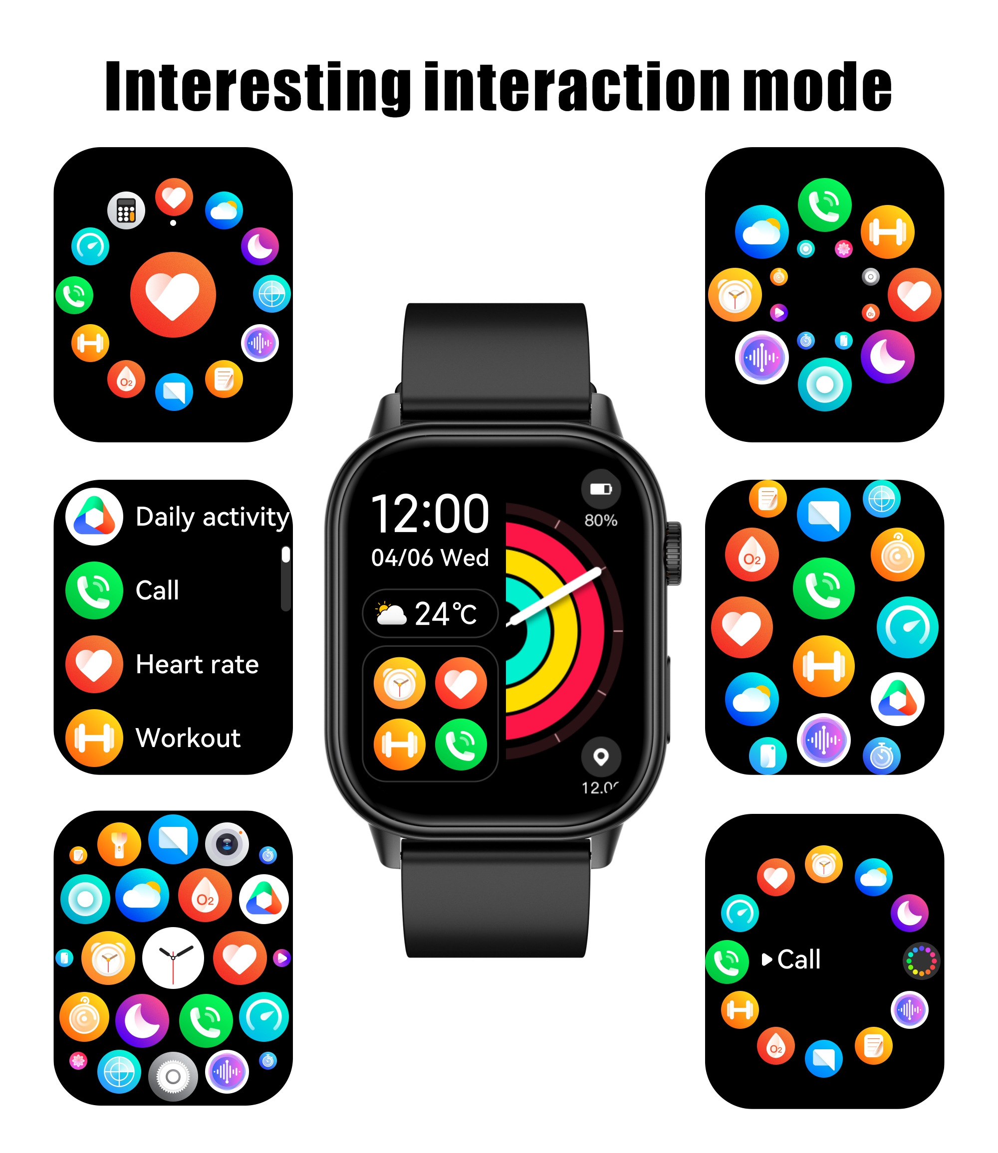 Philippe Palmer Smart Watch LP45 PRO Black - 27