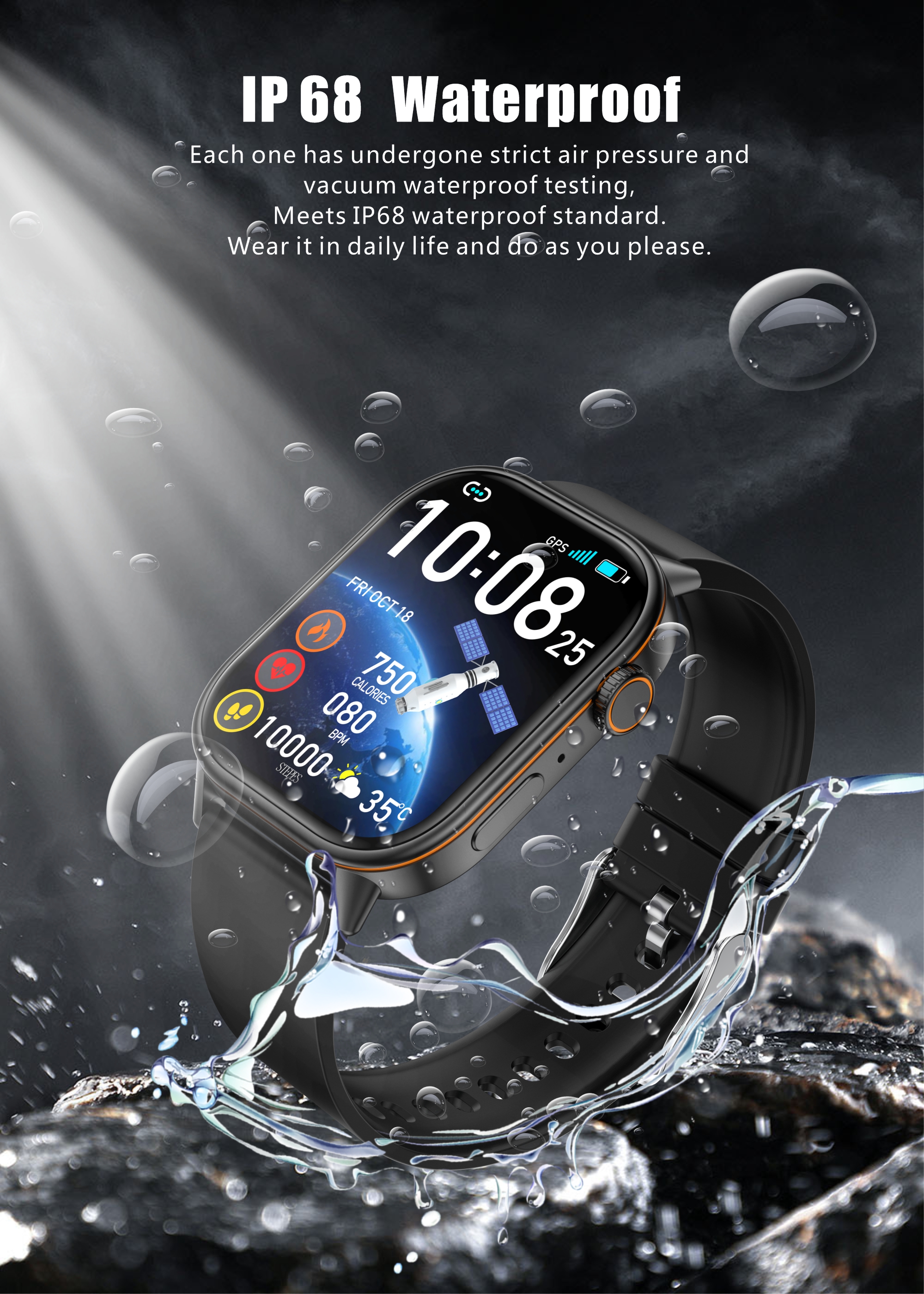 Philippe Palmer Smart Watch LP45 PRO Black - 28