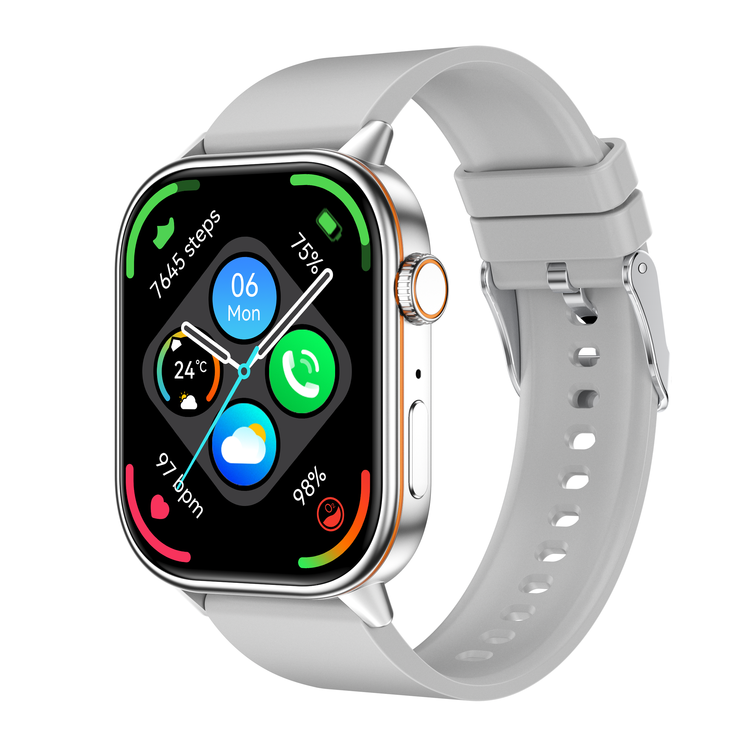 Philippe Palmer Smart Watch LP45 PRO Silver - 8
