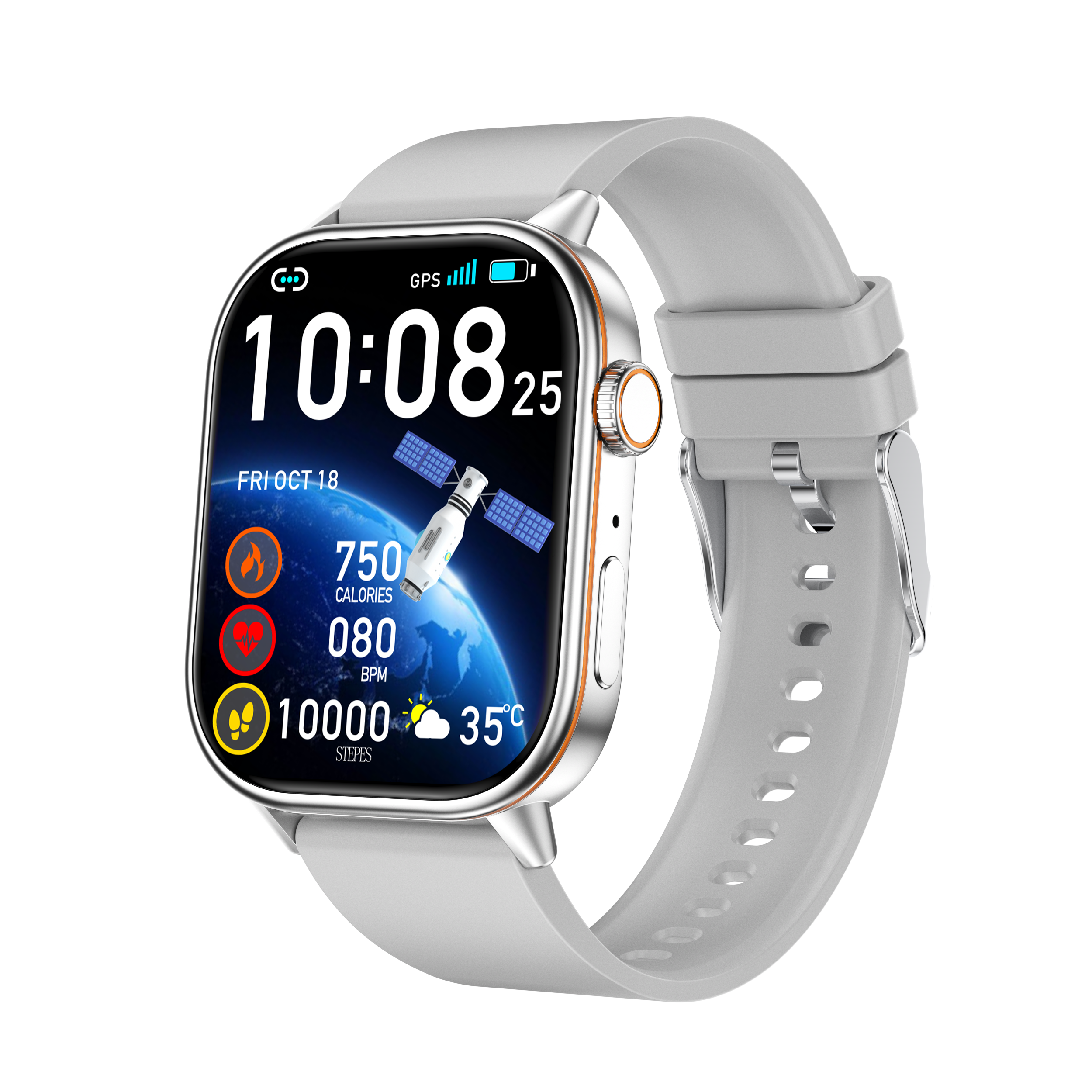 Philippe Palmer Smart Watch LP45 PRO Silver