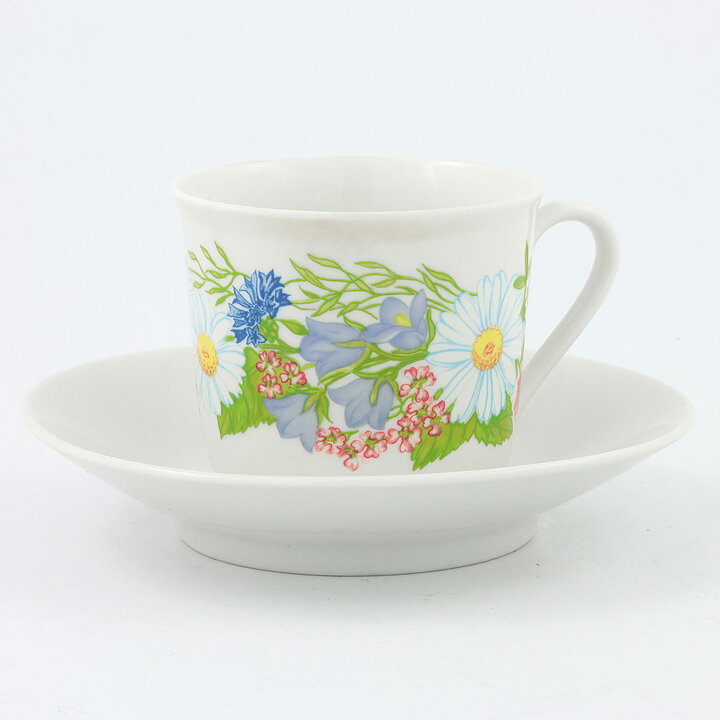 マルガレータ・リリエスコルド  Midsommarシリーズ  花のコーヒーカップ  (9cm)  1981年 (1)