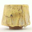 Isak Isaksson (2000s) Unique Chawan Bowl with Shino Glaze 11 cm #52