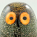 オイバ・トイッカ  メンフクロウ ガラスの鳥 オブジェ 置物 1997年 16 cm (12)