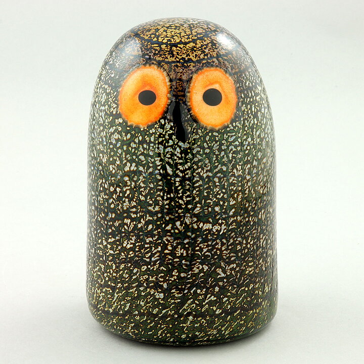Oiva Toikka (1997) Brilliant Barn Owl (Riihipöllö) Glass Bird 16 cm (12)