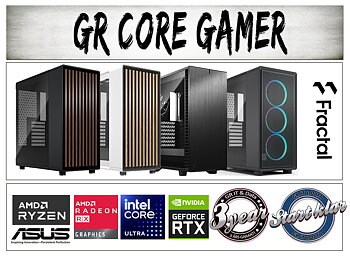 GR Core Gamer A31 Gaming PC | ASUS RTX 5060 | AMD Ryzen 5  | 16GB DDR5 | 1TB SSD | ASUS TUF moderkort | 750W | Luftkylare | Flera chassi alternativ